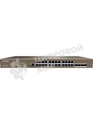 Коммутатор 24PORT 1000M POE 4SFP G5328P-24-410W IP-COM