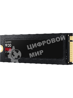 Накопитель SSD 1Tb Samsung 9100 PRO, M.2, PCI-E 5.0 x4, TLC 3D NAND R/W - 14800/13400 Mb/s с радиатором