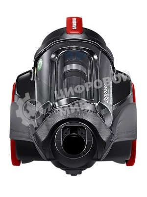Пылесос Samsung VC15K4116VR/EV красный/черный, 390/1500 Вт, уборка сухая, пылесборник контейнер 1.3 л