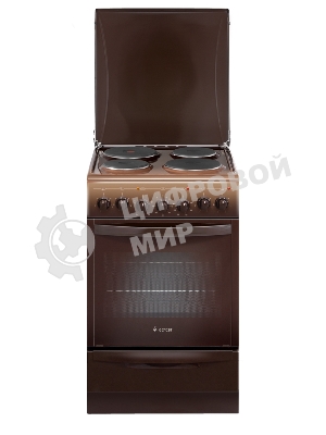 Плита электрическая Gefest 5140-02 0038 коричневый, конфорок 4 электрических, духовка 55 л, 50 см x 85 см x 58.5 см