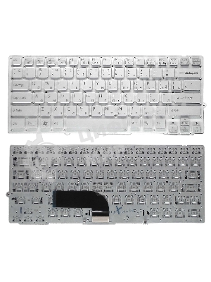 Клавиатура для ноутбука Sony Vaio VPC-SD VPC-SB серебристая