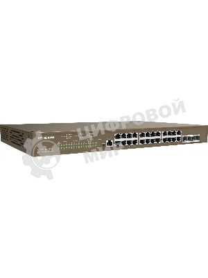 Коммутатор 24PORT 1000M POE 4SFP G5328P-24-410W IP-COM