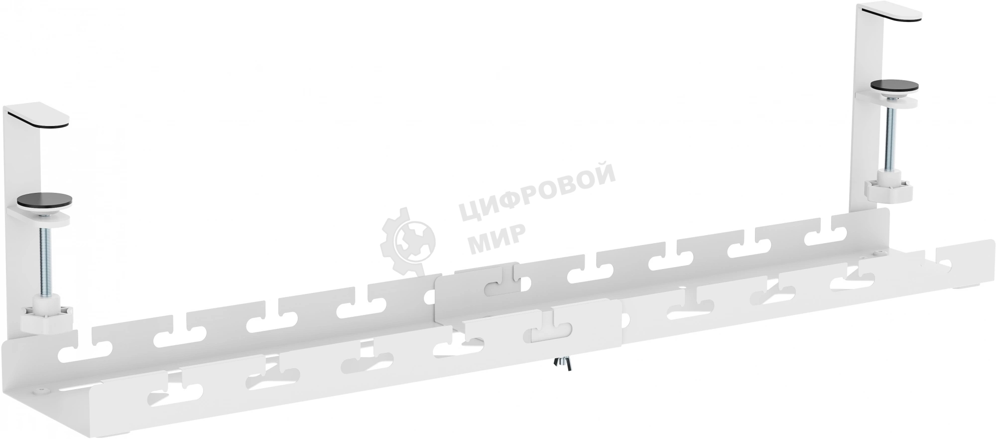 Кабель-канал Cactus CS-CM-700-1WT для столов 72.8x13x19см белый