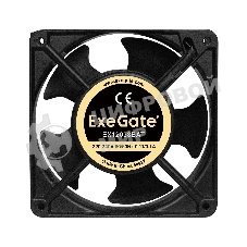 Вентилятор для корпуса ExeGate EX12038BAT черный, 120 мм, 2700 об/мин, 42 дБ