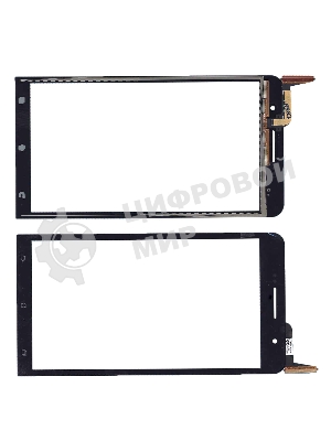 Сенсорное стекло (тачскрин) для Asus ZenFone 6 A600CG/A601CG, черное