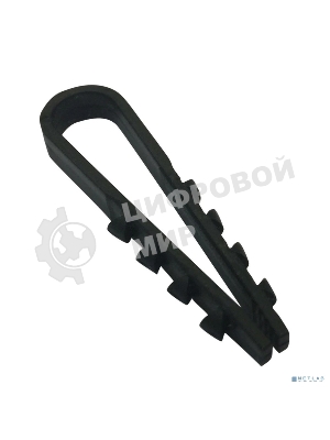 Дюбель-хомут Fortisflex (нейлон) ДХ 5-10 (ч) (100 шт.)