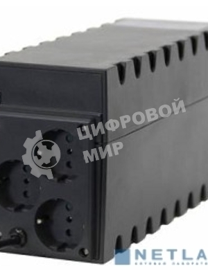 Источник бесперебойного питания Powercom Raptor RPT-600A EURO 360Вт 600ВА черный