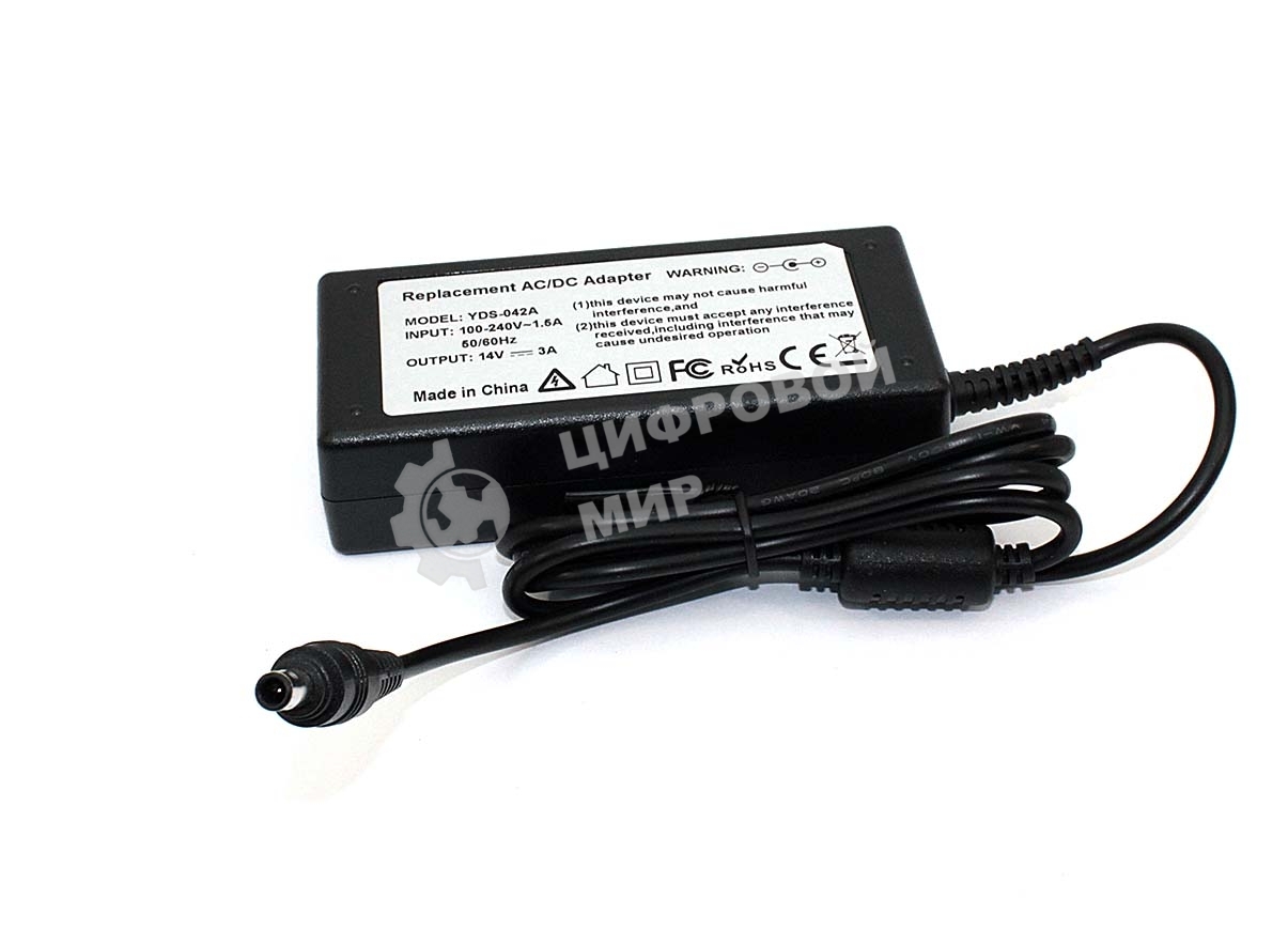 Блок питания (сетевой адаптер) для ноутбуков Samsung 14V 3A 5.0x3.0 OEM