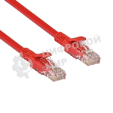 Патч-корд ExeGate UTP-RJ45-RJ45-C6-2M-RD, UTP, cat.6, 2м, красный