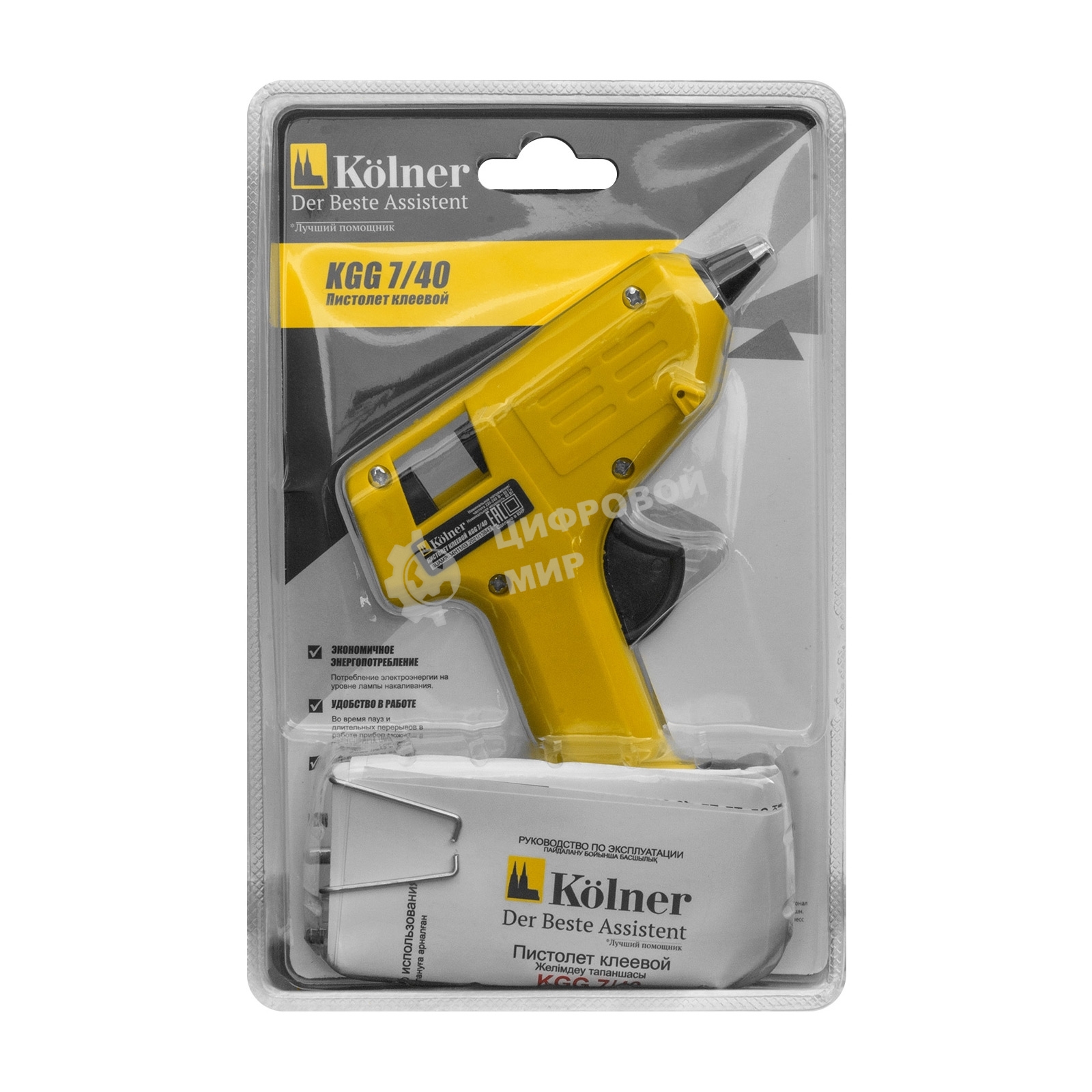 Клеевой пистолет KOLNER KGG 7/40