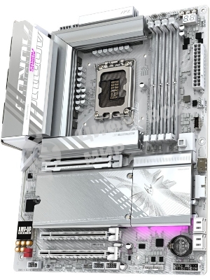Материнская плата Gigabyte Z890M AORUS ELITE WIFI7 ICE, LGA 1851, Intel Z890, 4xDDR5, 4xSATA, 3xM.2, 1xPCIe 4.0 x4, 1xPCIe 5.0 x16, 1xDP, 1xUSB-C, 1x 2.5Gb LAN, 1xUSB-A 3.2 Gen 2, 4xUSB-A 3.2 Gen 1, 2x3.5 мм, TOSLINK, 7.1, 1xUSB4, mATX