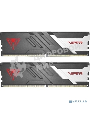 Оперативная память Patriot Viper Venom, DDR5, 64GB (2x32GB), 5600MHz, CL40, DIMM, с радиаторами, черный