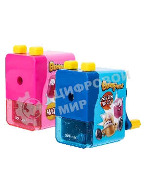 Точилка для карандашей механическая Deli E0739, 1 отверстие, пластик, ассорти