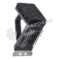 Щетка для чистки гриля Camping Palisad 3 в 1 (щетка, скребок, губка)