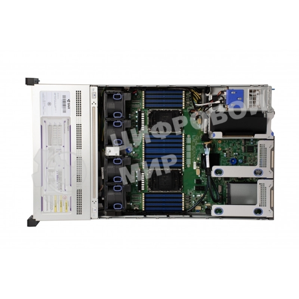 Сервер SNR-SR2412LS Rack 2U, 2xXeon LGA4677, 32xDDR5/5600MHz(upto 8TB), 12xHDD LFF/SFF SATA/SAS + 2xSFF rear, 2x M.2 (2280/22110), noRAID, 8xPCIe 5.0/4.0, 2x1GbE, 2x1300W, Rails
