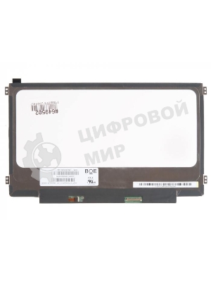 Матрица 11.6 Matte NT116WHM-N21, WXGA HD 1366x768, 30 Lamels DisplayPort, cветодиодная (LED), уши Л/П