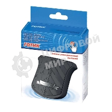 Звонок дверной проводной Готик соловей 220В 80-90дБА черный/серебристый Тритон ГС-05