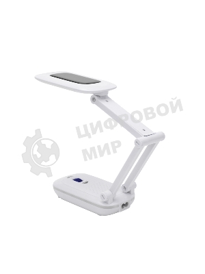 Светильник настольный Rexant Сиквел Про c солнечной панелью и с ночником, 220 В, LED, 5 Вт, 4000 К, бесступенчатое диммирование, заряжаемый, 2 ч автономной работы