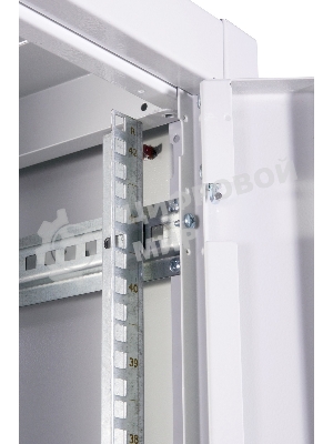 Шкаф телекоммуникационный напольный ЭКОНОМ 42U (600 × 1000) дверь стекло, дверь металл