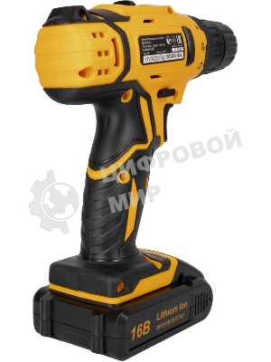 Дрель-шуруповерт Вихрь ДА-16Л-2К, 16 В, 2 Ач, 42Нм, щеточный