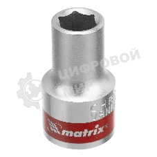 Головка торцевая Matrix 13110 10 мм, 6-гранная, CrV, под квадрат 1/2