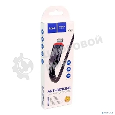Кабель USB Lightning/ HOCO HC-44869 X59/ 1m/ 2.4A/ Нейлон/ Black