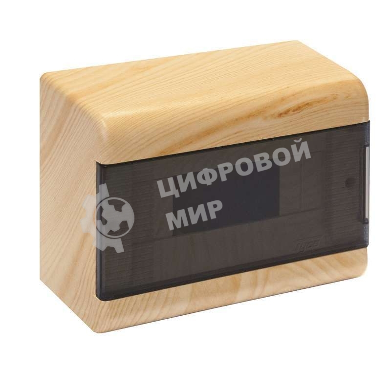 Щиток ОП Тусо 9мод. с прозрачной двер. 222х160х93мм IP40 сосна на светл. основе Рувинил 68029-27М
