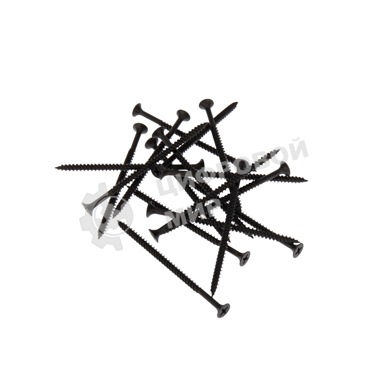 Саморез гипсокартон-металл Kranz 4,2х75, пакет (300 шт/уп)