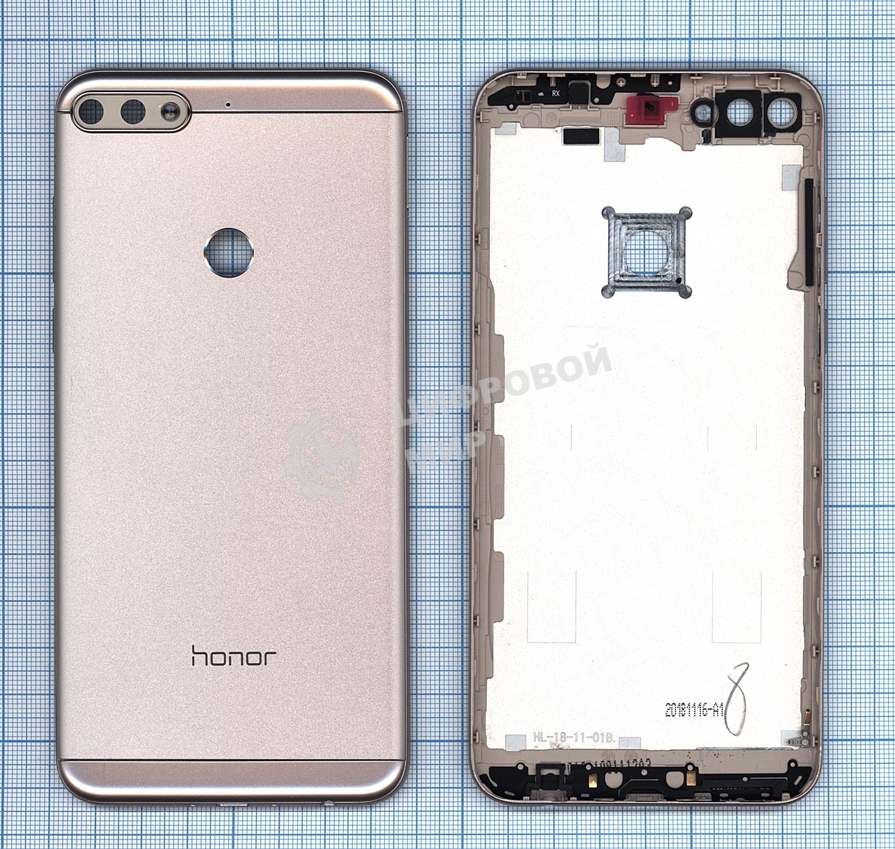 Задняя крышка для Huawei Honor 7A Pro золотой