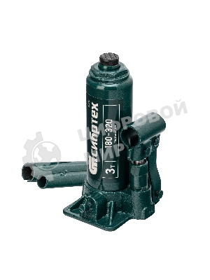 Домкрат гидравлический Сибртех бутылочный, 3т, 180-320 мм, в пластиковом кейсе