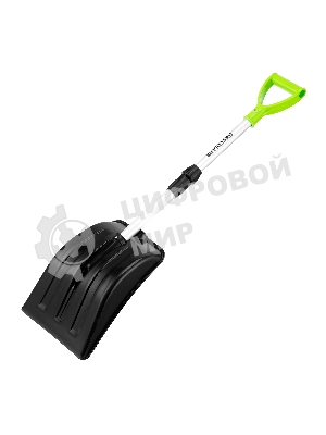 Лопата для уборки снега, полипропилен, 260х340х720-915 мм, телескопический черенок, BASE Palisad