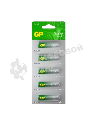 Алкалиновые батарейки GP Super Alkaline G-Tech 15А АA - 1 шт. на отрывных блистерах