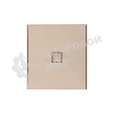 Розетка KRANZ STRONG компьютерная RJ45 кат6 с/у шелк