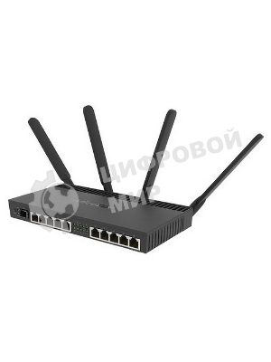Маршрутизатор MIKROTIK RB4011iGS+5HacQ2HnD-IN 10x10/100/1000 LAN, 1 SFP+, 2,4Ghz/5Ghz, 802.11a/b/g/n/ac