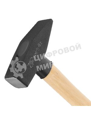 Молоток слесарный Matrix 1000 г, квадратный боек, деревянная рукоятка