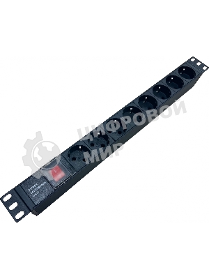 Блок распределения питания NTSS NTSS-PDU-DA1015 гор.размещ. 8x базовые 10A C14