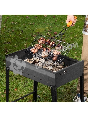 Мангал Palisad Camping сварной, 605х375х138/640 мм, сталь 2 мм