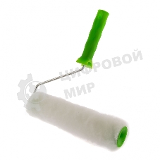 Валик Сибртех Искусственный мех с ручкой, 250 мм,ворс 15 мм, D 48 мм, D руч. 6 мм, полиэстер