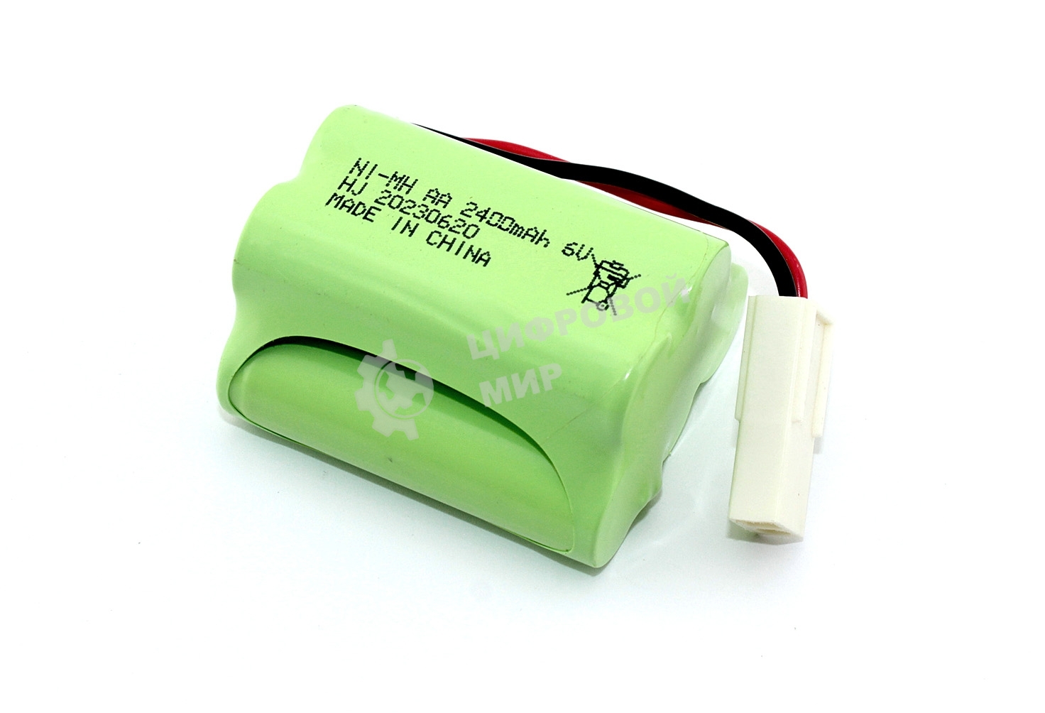 Аккумулятор Ni-Mh 6V 2400 mAh AA Row разъем EL-2P (2+3)
