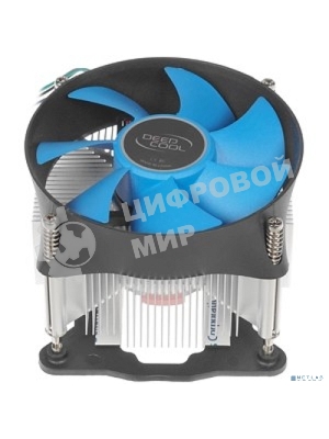 Кулер для процессора DEEPCOOL THETA 31 PWM 1700 черный/синий, 92 мм, алюминий/медь, 2400 об/мин, 30.3 дБ, 4 pin, 95 Вт, 66 мм