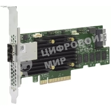 Контроллер MegaRAID 9580-8i8e, FH (attached), LP bracket