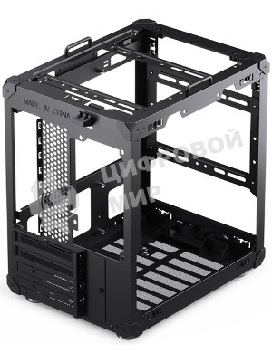 Компьютерный корпус JONSBO Computer Case C6Handle black hang-in version черный, Mini-Tower, материнская плата mATX, без БП, прозрачная боковая панель