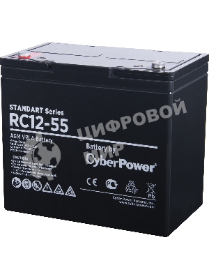 Батарея для ИБП SS CyberPower Standart series RC 12-55/12V 55 Ah