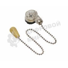 Выключатель Rexant для настенного светильника c деревянным наконечником 