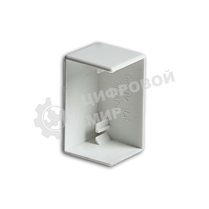 Заглушка 25х16 белый Рувинил ЗГЛ-25х16