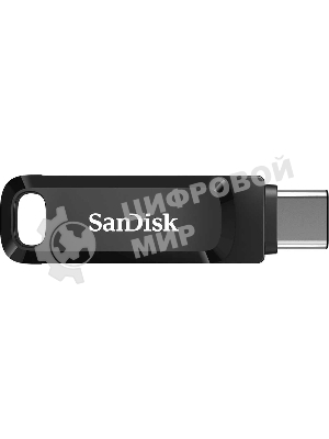 Флешка USB Sandisk DDC3 (SDDDC3-032G-G46), 32Gb, USB 3.0/USB Type-C, R/W 150/30, черный