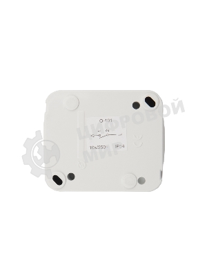 Переключатель проходной Kranz Mini OG открытой установки, IP54 белый