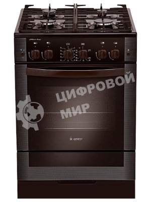 Плита газовая Gefest 6500-02 0045 коричневый, конфорок 4 шт, духовка 52 л, 60 см x 85 см x 60 см