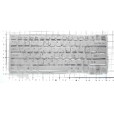 Клавиатура для ноутбука Sony Vaio VPC-SD VPC-SB серебристая