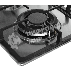 Варочная панель Monsher MSG 33 Acier, газ, High-Tech, 29 см, автоматический электроподжиг, газ-контроль, форсунки под сжиженый газ, SABAF конфорки, чугунные решетки, нержавеющая сталь